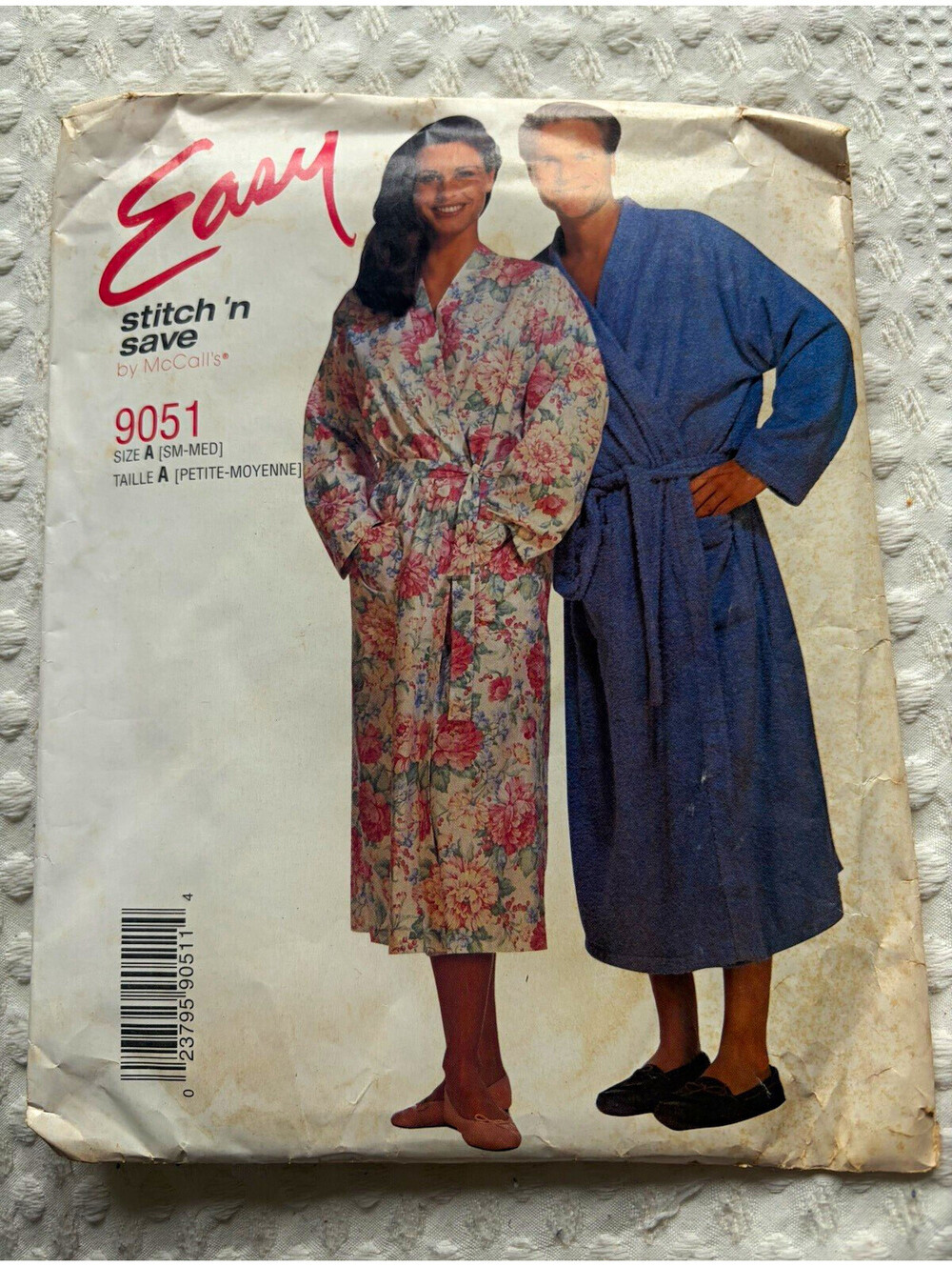 NWT Stitch 'n Save by McCall's 9051 Robe Pattern Size sm -med 1990s
